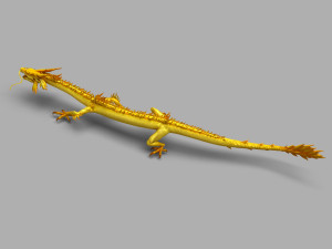 chinese dragon animation 3D 모델
