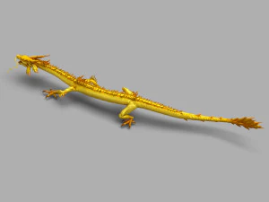 chinese dragon animation 3D Model