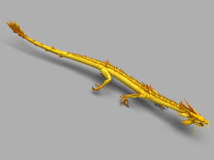 chinese dragon animation 3D Model