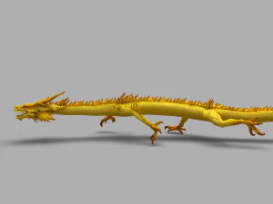 chinese dragon animation 3D Model