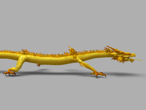 chinese dragon animation 3D 모델