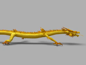 chinese dragon animation 3D Model