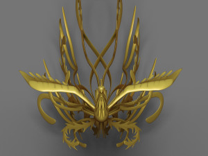 golden phoenix 3Dモデル