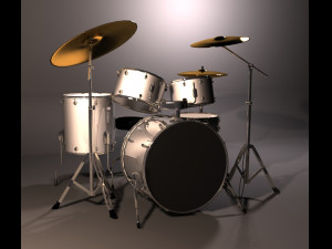 premier drum kit 3D Model