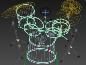 premier drum kit 3D Model