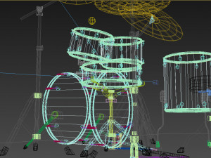 premier drum kit Modelo 3D