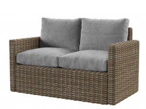 sofa rattan 3D Model