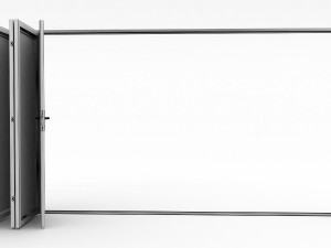 bi-fold mesh door Modello 3D