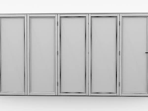 bi-fold mesh door 3D Model