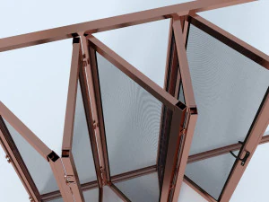 bi-fold mesh door 3D Model