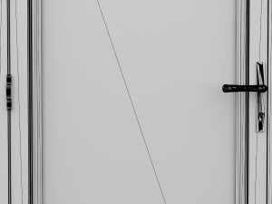 bi-fold mesh door Modello 3D