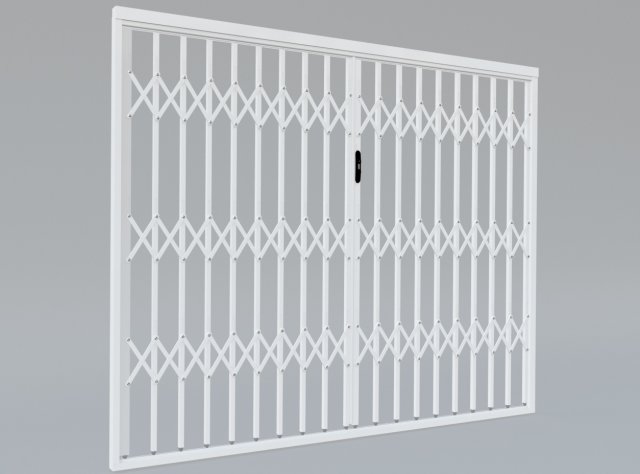trellis security double gate Model 3D .c4d .max .obj .3ds .fbx .stl .blend 