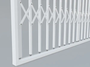 格子安全双门 3D 模型