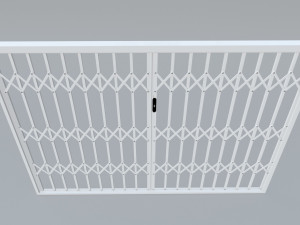 trellis security double gate Model 3D