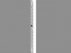 french shutter door Model 3D