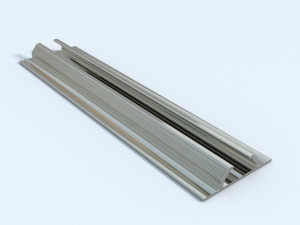 security door bottom track Model 3D