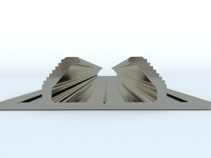 security door bottom track 3D Model