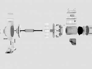 centrifugal water pump 3D Model