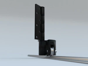 bottom roller hinge and track 3D Model
