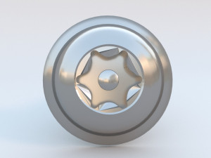 security screw Model 3D