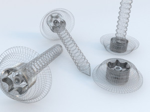 security screw Model 3D