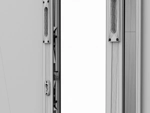 double sliding mesh door 3D Model
