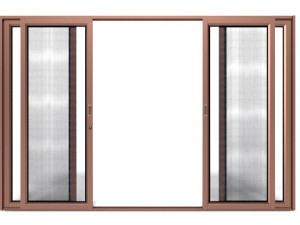 double sliding mesh door Model 3D