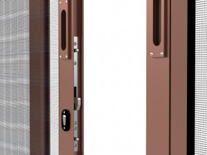 double sliding mesh door Model 3D