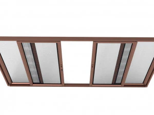 double sliding mesh door 3D Model