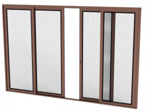 double sliding mesh door 3D Model
