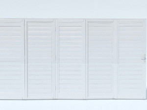 bi-fold shutter security door 3D Model