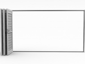 bi-fold shutter security door 3D Model