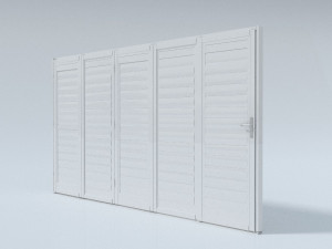 bi-fold shutter security door 3D Model
