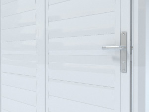 bi-fold shutter security door 3D Model