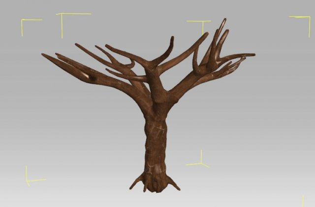 6 old tree 3D Модель .c4d .max .obj .3ds .fbx .stl .blend 