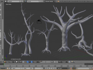 6 old tree 3D Модель