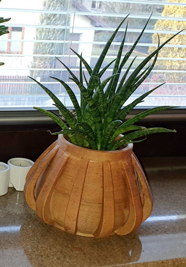 flowerpot decorative 3D Принт Модель .c4d .max .obj .3ds .fbx .stl .blend 