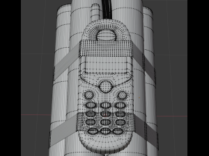 realistic dynamite bomb 3D Model
