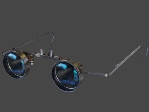 obrira goggles realistic low poly 3D Model