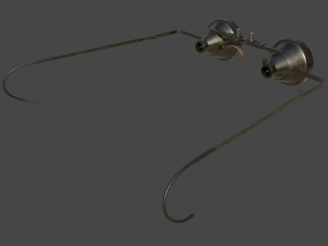 obrira goggles realistic low poly Modelo 3D