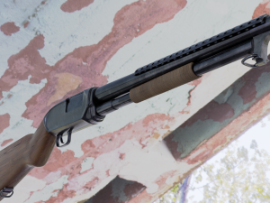 winchester m12 realistic shotgun 3D Model