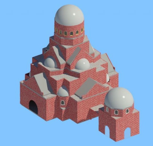 Curch of the lord 3D Model .c4d .max .obj .3ds .fbx .stl .blend 