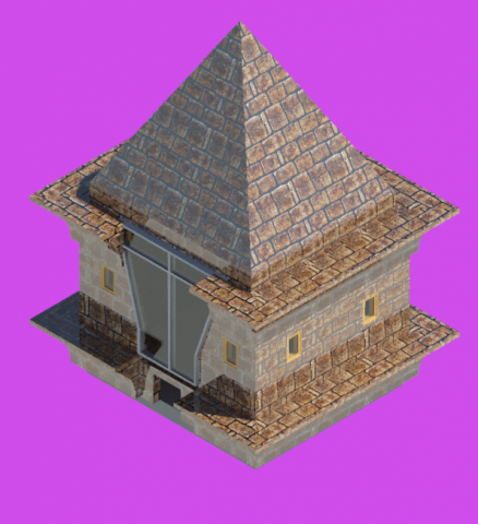 Krivoj Domik 3Dモデル .c4d .max .obj .3ds .fbx .stl .blend 