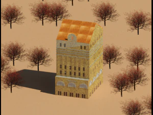 Haustheater 3D Modell