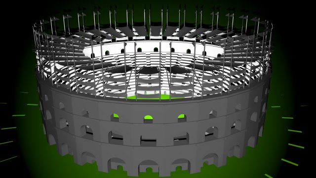 war stadium 3D-Modell .c4d .max .obj .3ds .fbx .stl .blend 