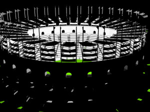 war stadium 3D-Modell