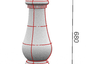 baluster Modelo 3D