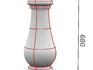 baluster 3D Model