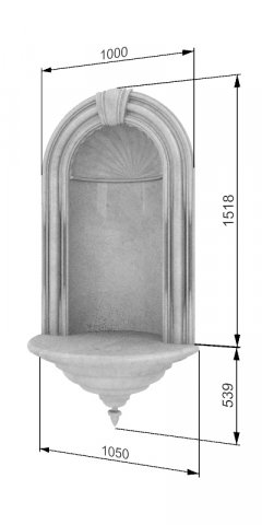 architectural niche Modelo 3D .c4d .max .obj .3ds .fbx .stl .blend 