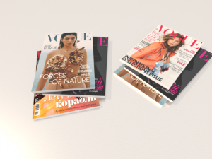 library item a stack of 3 magazines for archicad 3D मॉडल